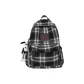 Black White Plaid with Charm