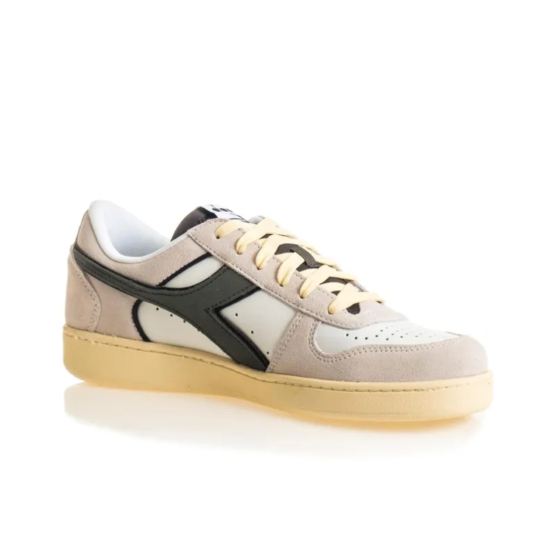 Diadora Cushioning Low Top Skateboard Shoes Men's White-2