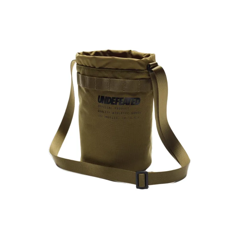 UNDEFEATED Nylon Shoulder Bag Crossbody Bag Regular Unisex Black/Brown Olive-3