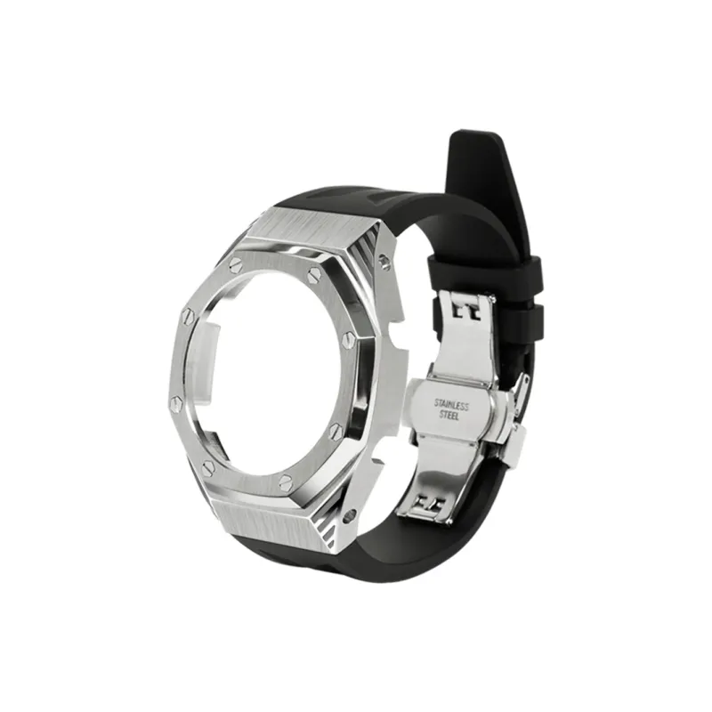 Keppot Compatible With Farm Oak GA 2100 GA 2110 GA B2100 GM 2100 Upgrade Black Panther Watch Cases Unisex-6