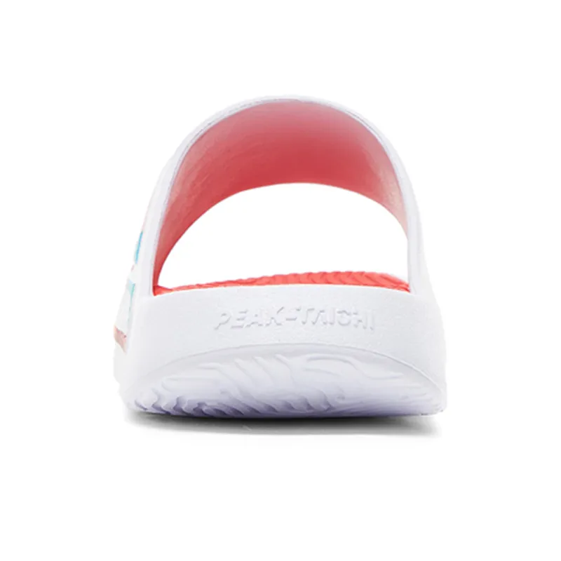 PEAK Slip Resistant Abrasion Resistant One Word Sports Slippers Unisex China Red-4
