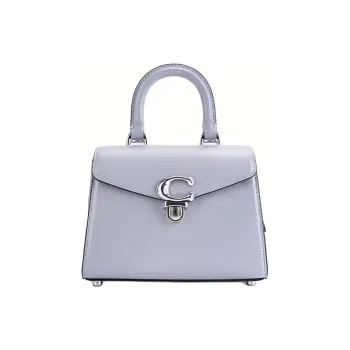 COACH Sammy Cow Leather Dior Bag Shoulder Bag Crossbody Bag Handbag Small Size Women's Gray Blue