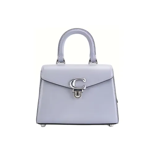 COACH Sammy Cow Leather Dior Bag Shoulder Bag Crossbody Bag Handbag Small Size Women's Gray Blue