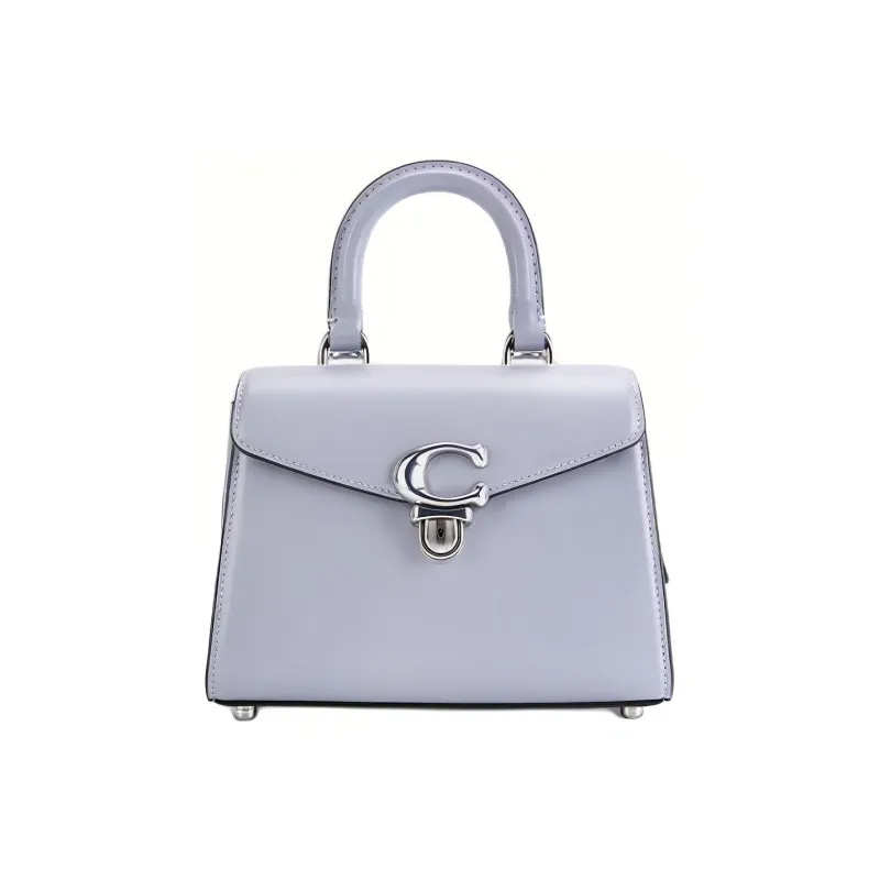 COACH Sammy Cow Leather Lady Dior Bag, Shoulder Bag, Crossbody Bag, Handbag Trumpets Women's Gray Blue-0