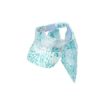 Lanvin Silk Sun Protection Hats Women's Blue