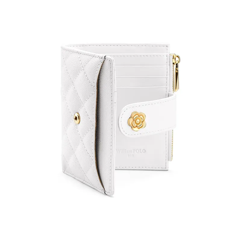 WilliamPOLO Cow Leather Coin Purse Women's Multicolor-10