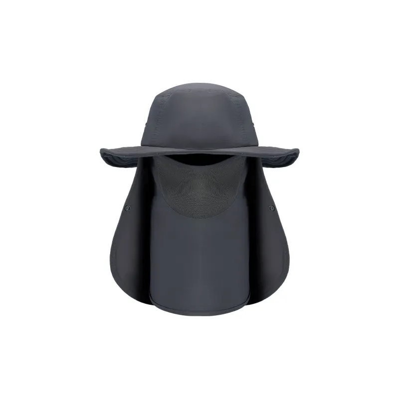 SUPERFIRE Polyamide Bucket Hats Unisex Dark Gray-0