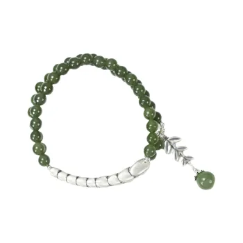 COISE Hetian Jade Bracelets Women's Jasper