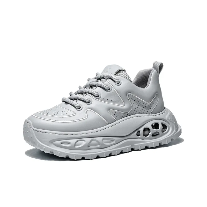 MOERBAI Breathable Lightweight Height Increasing Rebound Low-Top Casual Shoes Men's-6