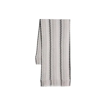 MISSONI Metallic Zigzag Fringed Poncho