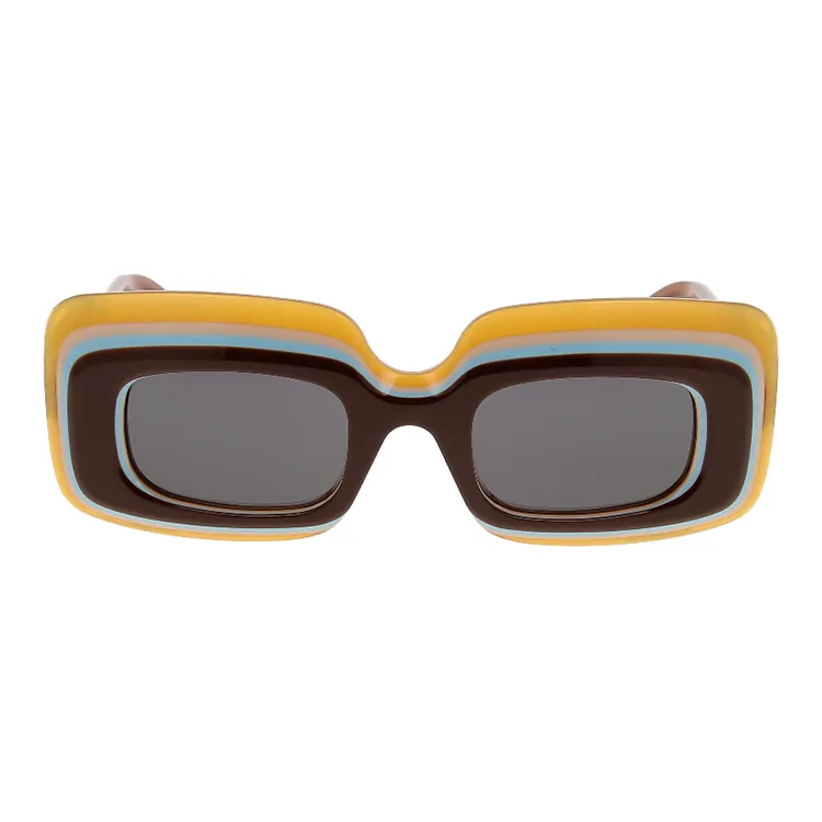 LOEWE Multilayer Rectangular Sunglasses-1