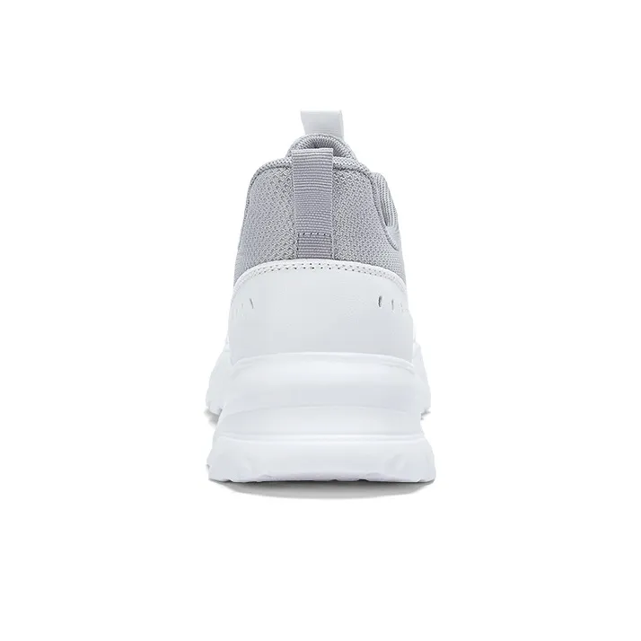 WARRIOR Running Shoes Men Low Top White Gray/Black White/Pure Black-2
