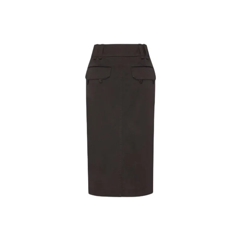 SAINT LAURENT High Waist Pencil Skirt-1