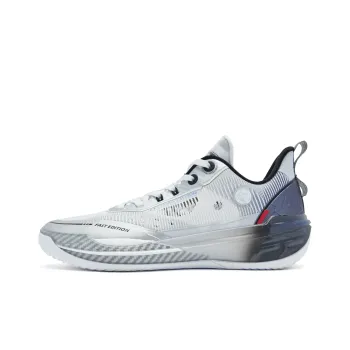 QIAODAN FE2.0 Devil Commander Low Top Q KUNGFU TURBO Basketball Shoes Men's Gray Silver