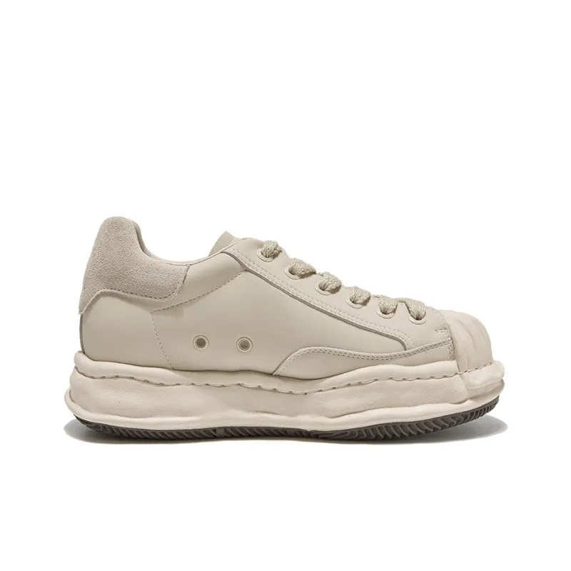 DVO Cushioning Wear Resistant Low Top Stylish Skateboarding Shoes Unisex Beige-3