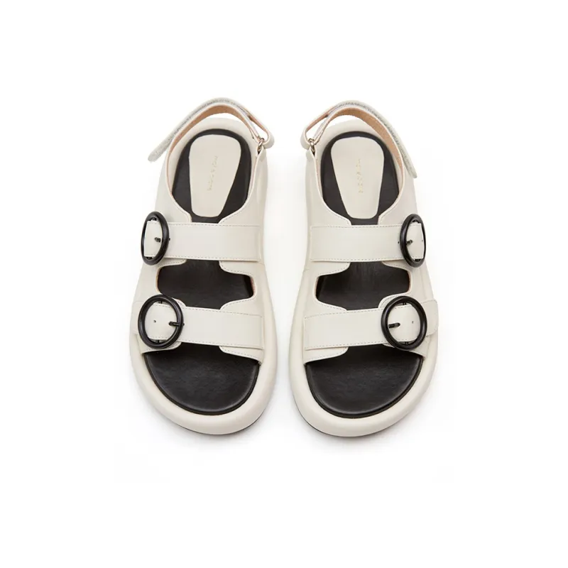 Marie Claire Beach Sandals Women's Ceramic Ivory-2