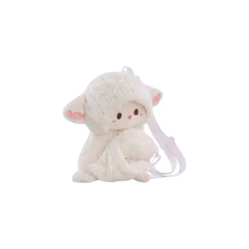 Holding Bamboo Polyester Backpack Tubas Women's White