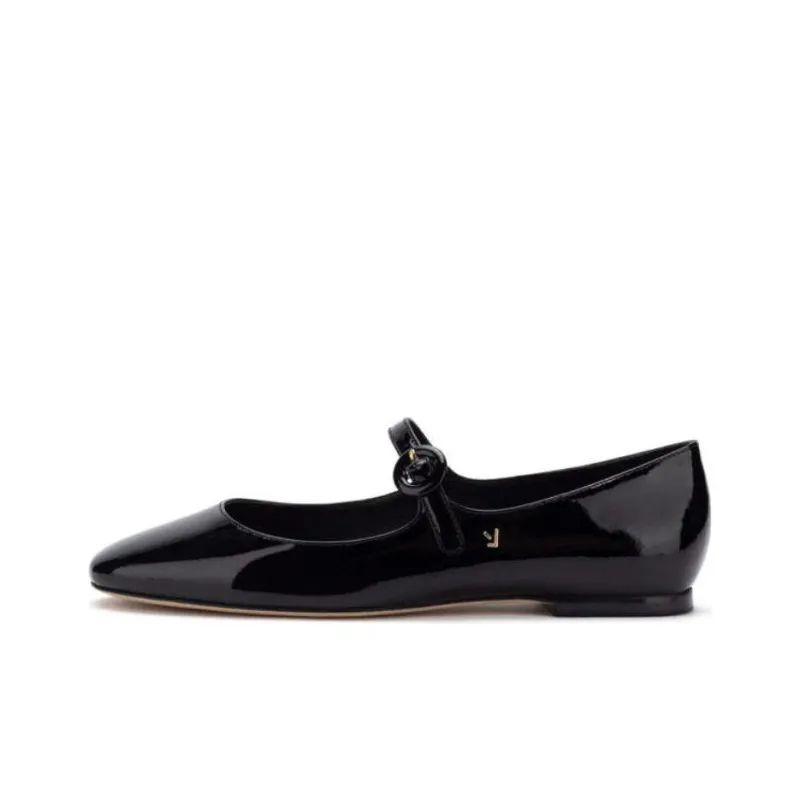 Larroude Blair Mary Jane Shoes Women's Black-0