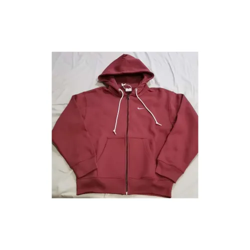 Nike NRG Solo Swoosh Sweatshirt Unisex Brick Red