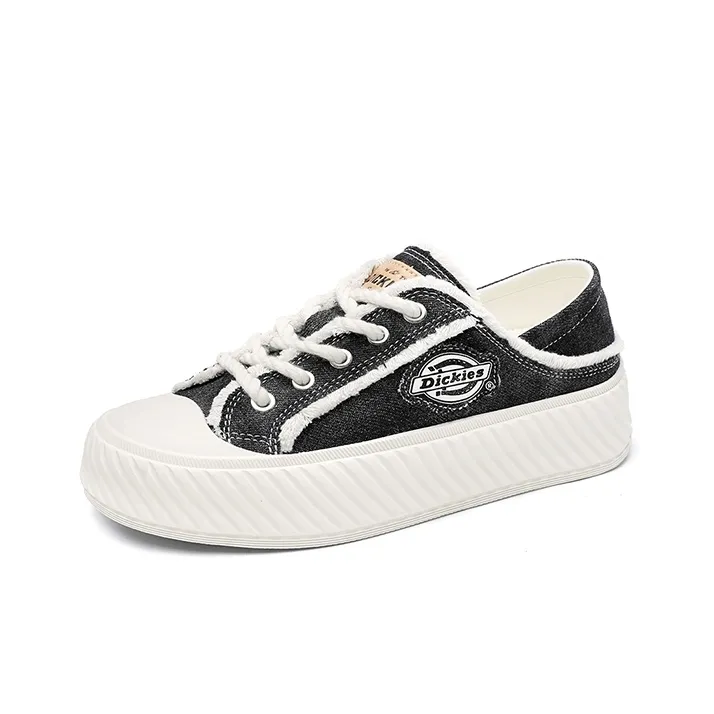 Dickies 100th Anniversary Abrasion Resistant, Breathable, Lightweight Low Top Canvas Shoes Unisex Mist Black-1