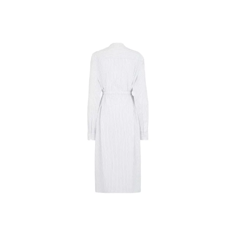 FENDI SS24 Long Sleeved Dress Women's White-1