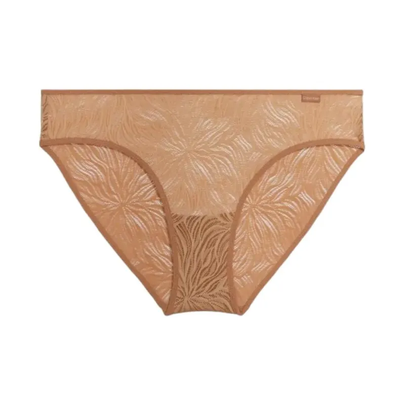 CK/Calvin Klein BIKINI Underpants Europe Version Women's 1 Pack Coffee-0