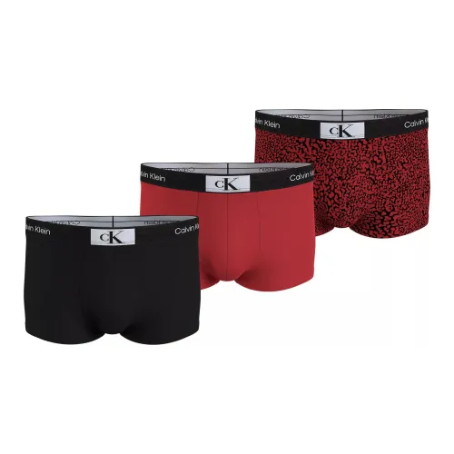 CK/Calvin Borsetta LOW RISE TRUNK 3PK Underpants Europe Version Men's 3 Pack