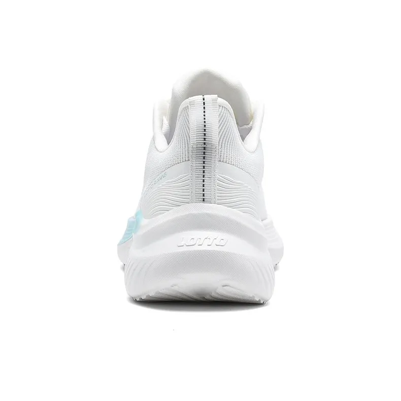 LOTTO Bai Ju 1.0 Cushioning Anti Slip Wear Resistant Breathability Low Top Running Shoes Women's White-3