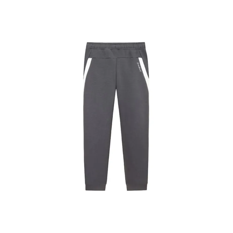 Anta Variety Training Collection Knitted Sweatpants Women's Dark Maroon Gray-1