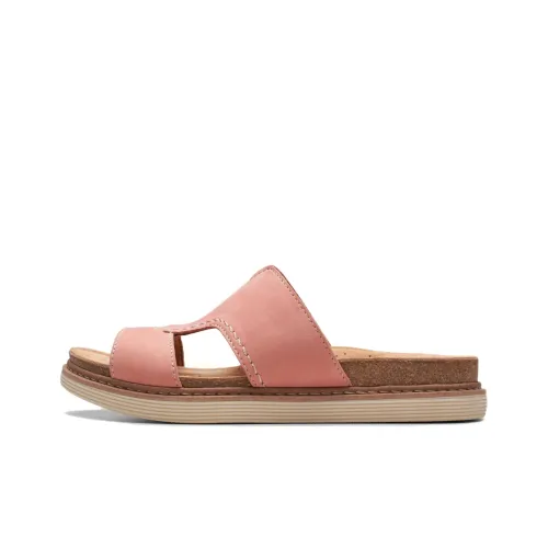 Clarks Slide Slippers Women's Peach