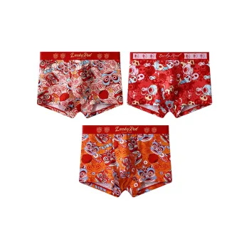 Flowers In Water Underpants Men's 3 Pack