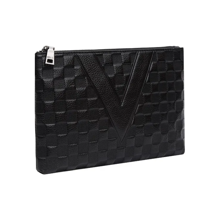 DOSRFINI Genuine Leather Top Grain Cow Leather Clutch Regular Men's-3