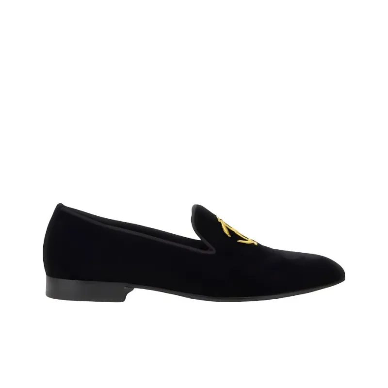 Roberto Cavalli Loafers Men's Black Gold-1