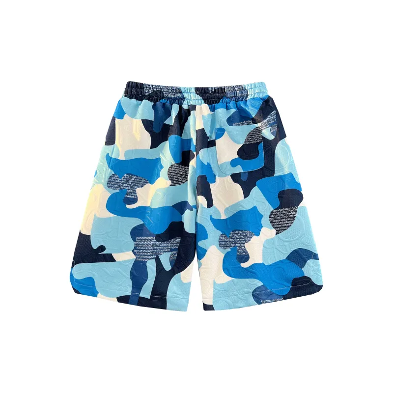 GSON Casual Shorts Unisex Lake Blue-6