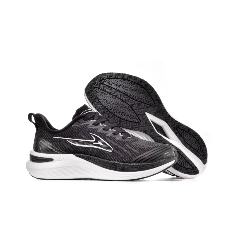 TREEPERI Running Shoes Unisex Low Top Blue White/White Pink-3