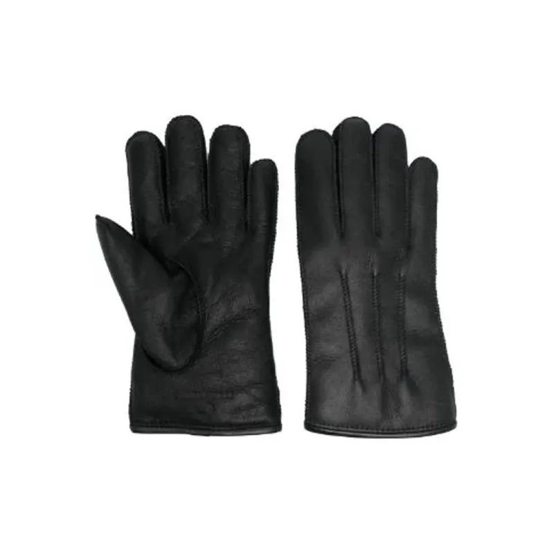 PARAJUMPERS Sheepskin Gloves Women's Black-0