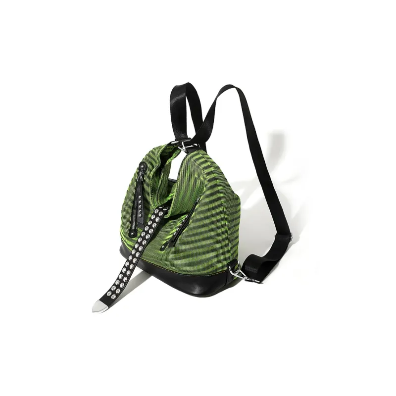 MASTER CANVAS Fabric Shoulder Bag Women's Green-2