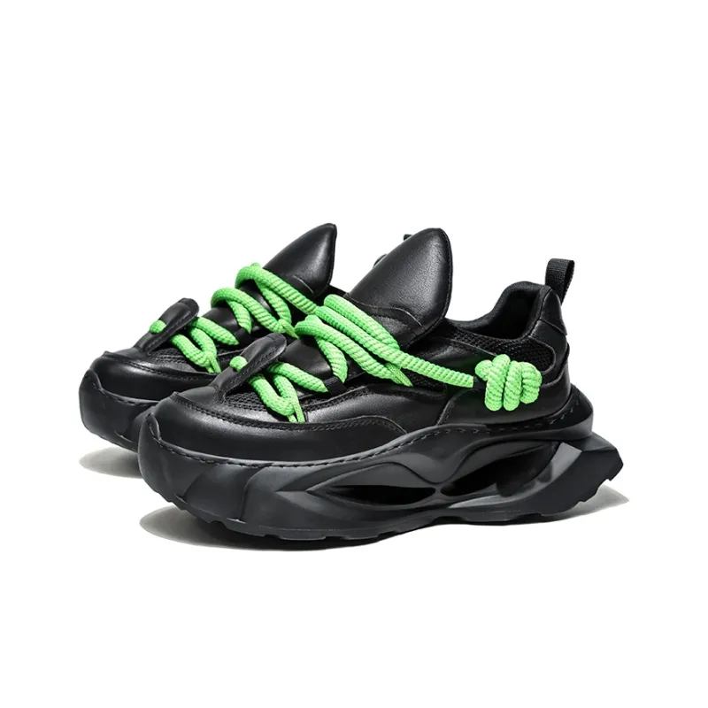 MOERBAI Spacewalk Series Breathable Lightweight Height Increasing Rebound Casual Shoes Unisex-26