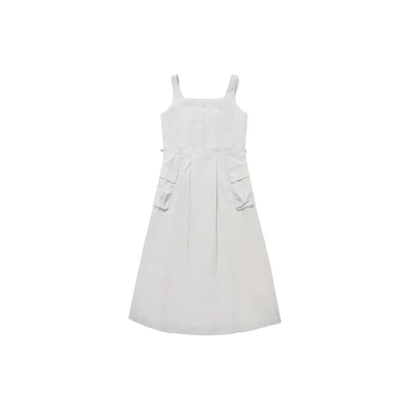 COVERNAT Sleeveless Dress Women's Light Gray-2