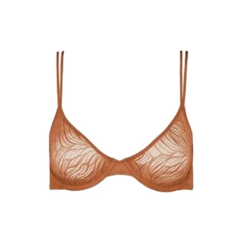 CK/Calvin Klein UNLINED DEMI Bra Europe Version Women's Coffee