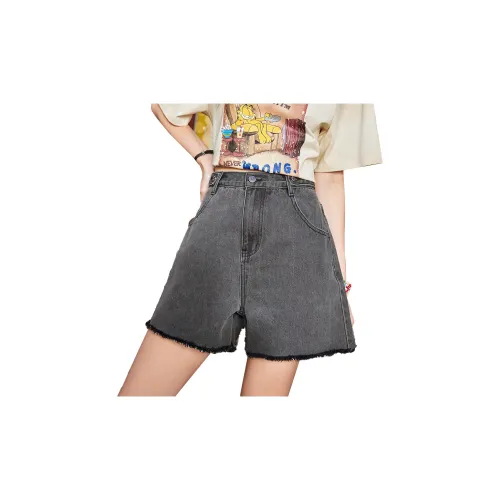 ELF SACK Women Denim Shorts