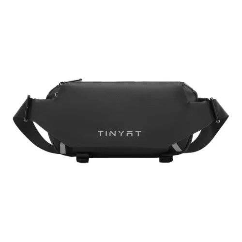 TINYAT Polyester Fanny Pack Small Size Men's Black