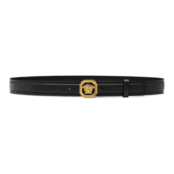 VERSACE La Medusa Leather Belt