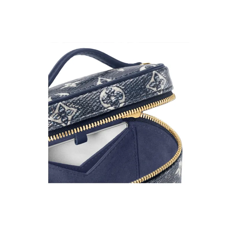 LOUIS VUITTON Micro Vanity Blue-6