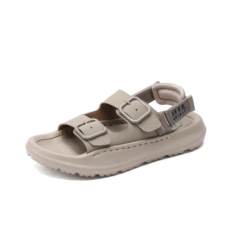 JEEP SPIRIT Beach Sandals Men's Sandstone-2