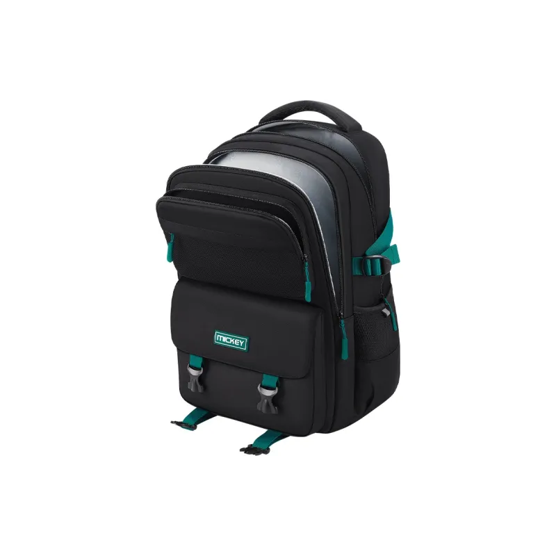 Disney Polyester Backpack Men's Black Green-2