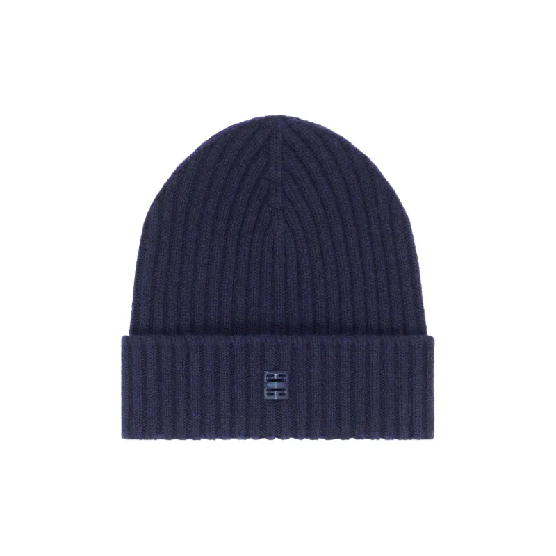 GIVENCHY Wool, Cashmere Beanies Unisex Blue-0