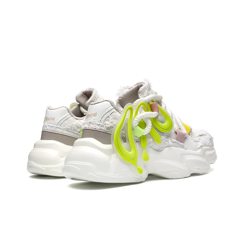 ORD Low-Top Chunky Sneakers Unisex Neon Green-4