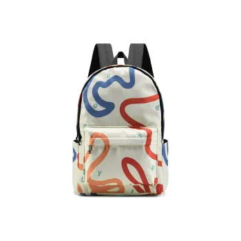 ONRF Polyester Backpack Laptop Bag Commuter Bag Medium Size Unisex White