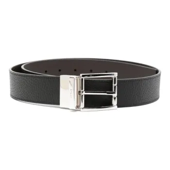 BALLY Logo Engraved Buckled Belt